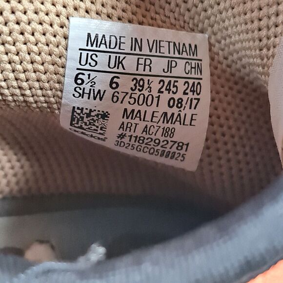 Adidas NMD Human Race Trail X Pharrell Sun Glow Teal Slip On Sneaker Mens 6.5 - Picture 10 of 10